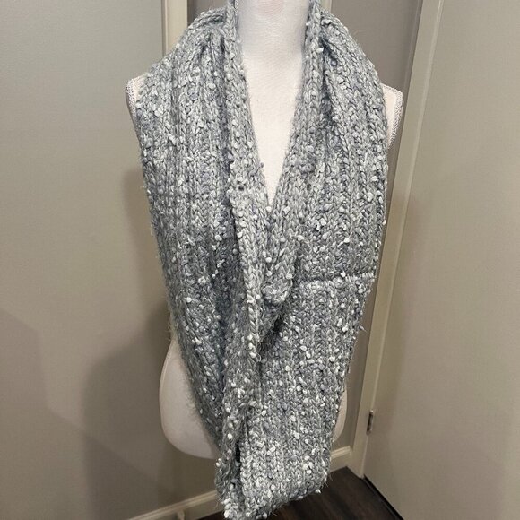 Anthropologie Accessories - NWT Anthropologie Gray Chunky Metallic Infinity Scarf